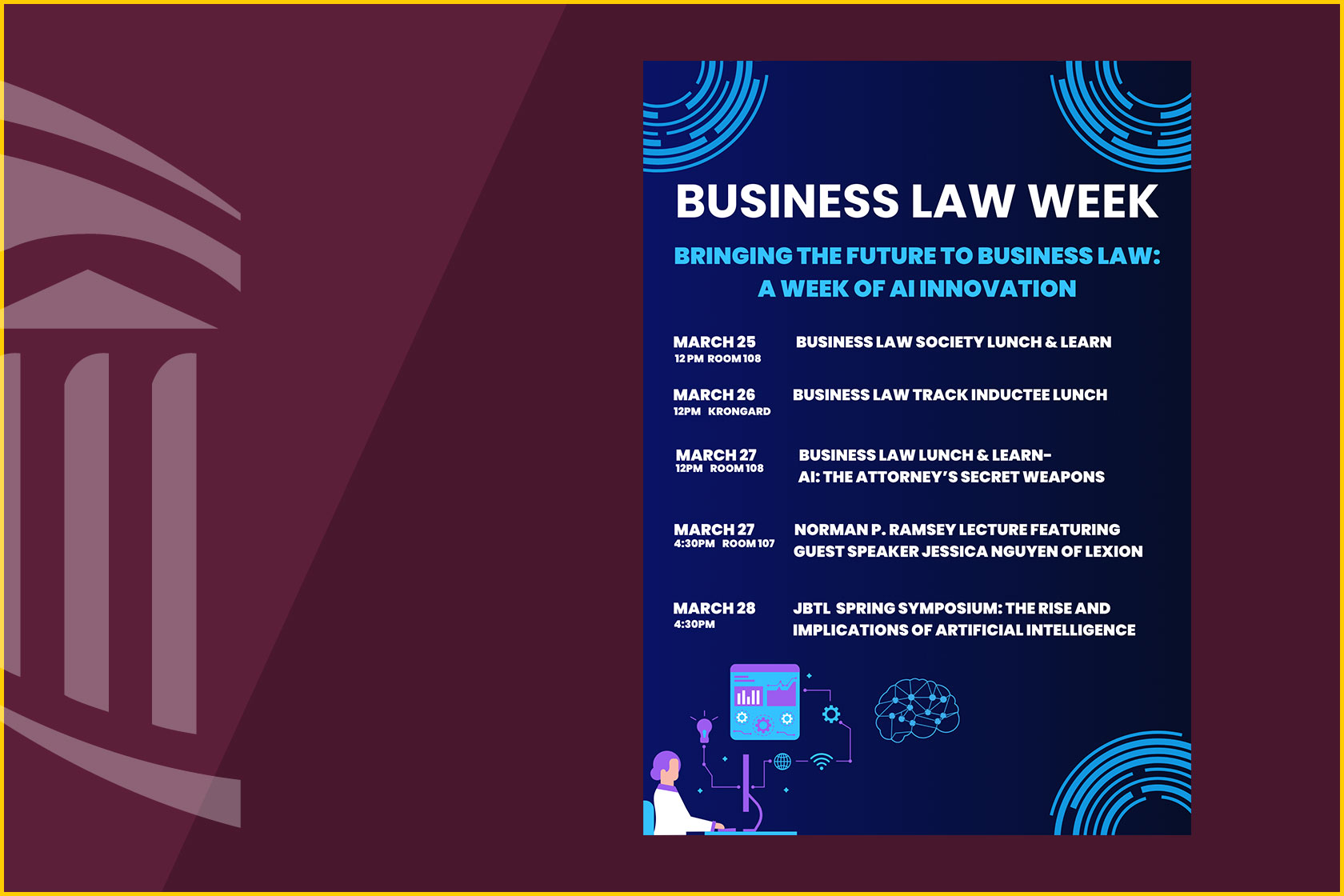Business Law Week 2024 Arriving March 25 