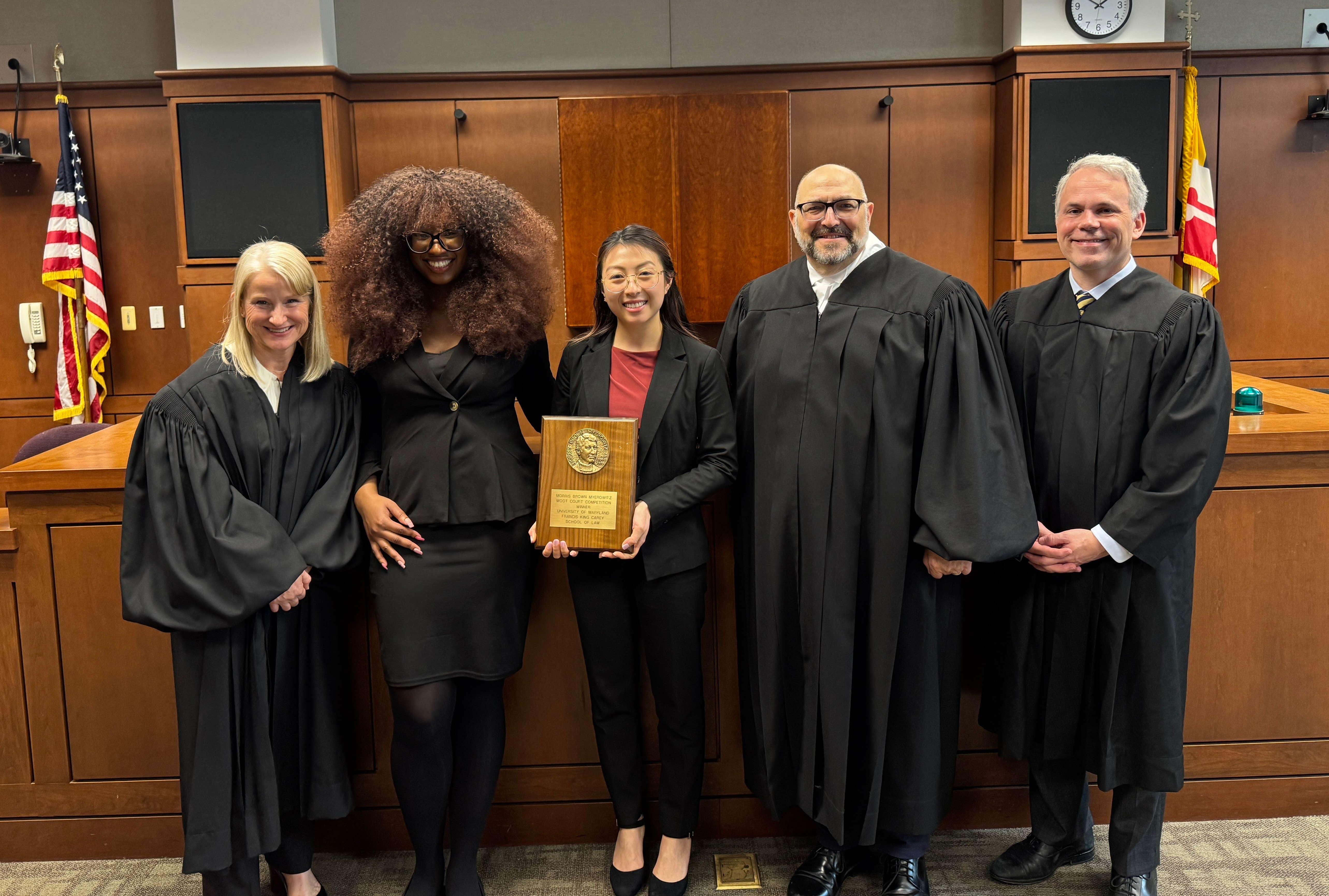 Student advocates argue Hunger Games scenario in 55th annual Myerowitz Moot Court Competition 