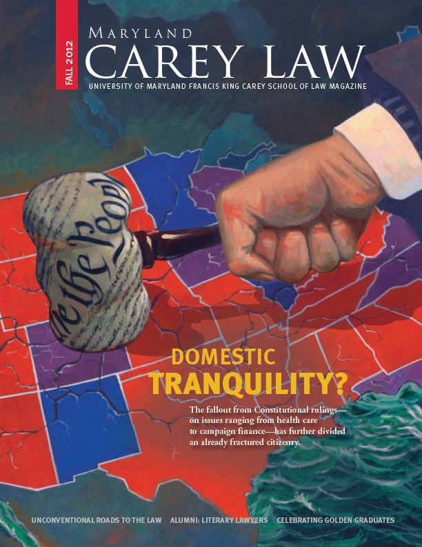 hand on a gavel